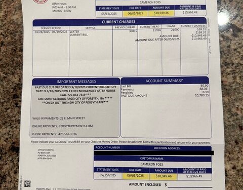 Tapped Out: The Five Figure Water Bill