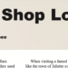 Why Shop Local?